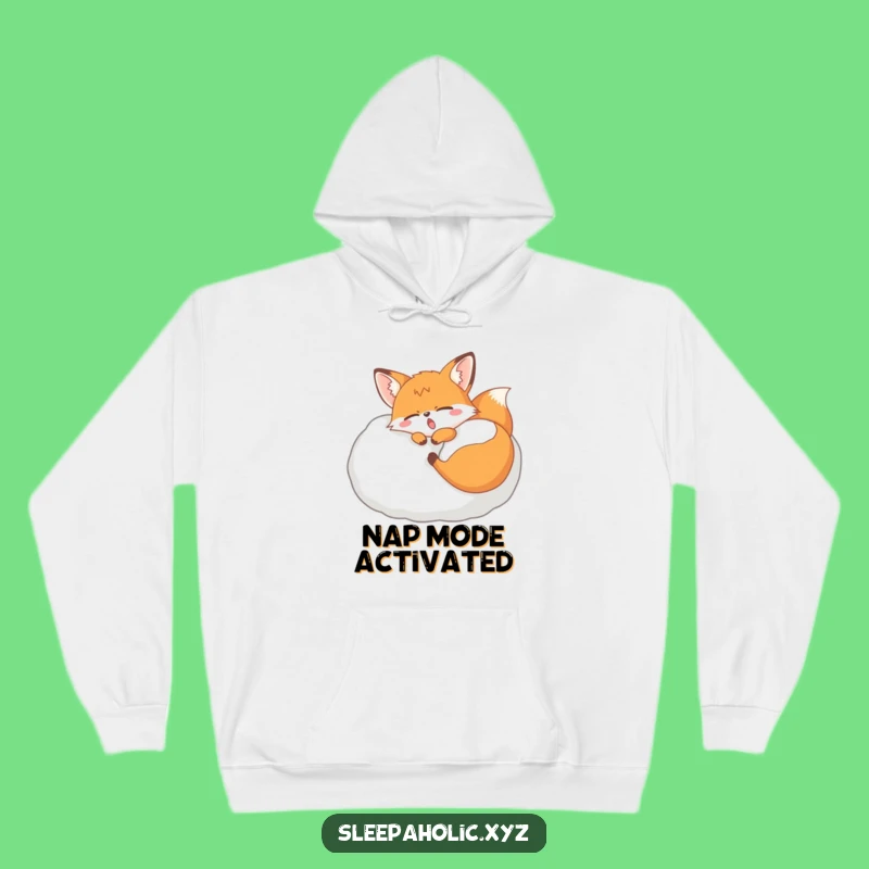 Cozy Funny Yawning Fox Hoodie - Perfect Warm Gift for Sleepyheads